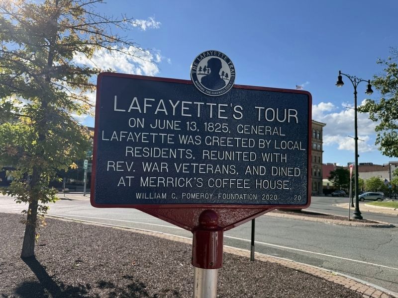 Lafayette's Tour Marker image. Click for full size.