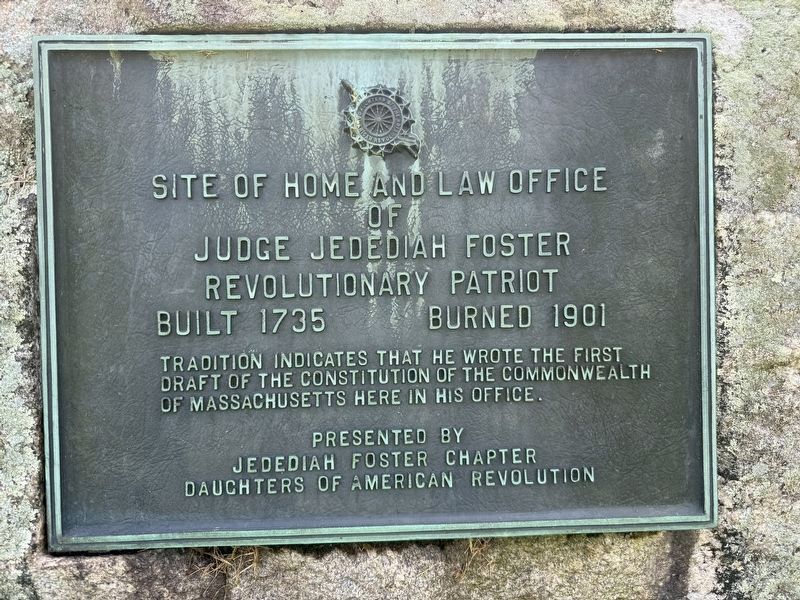Judge Jebediah Foster Marker image. Click for full size.