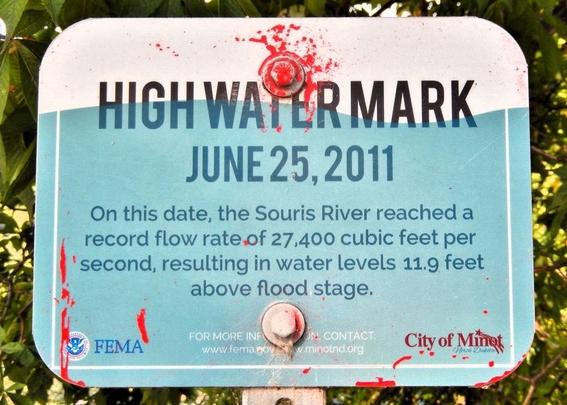 High Water Mark Marker image. Click for full size.