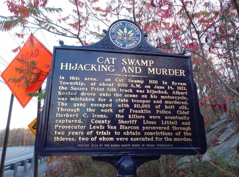 Cat Swamp Hijacking and Murder Marker image. Click for full size.