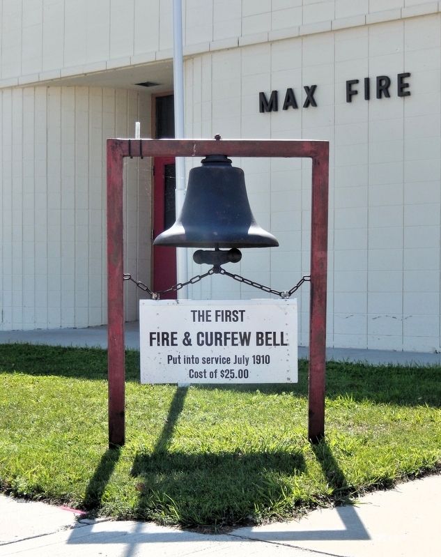 The First Fire & Curfew Bell Marker. Click for full size. The First Fire & Curfew Bell Marker image. Click for full size.