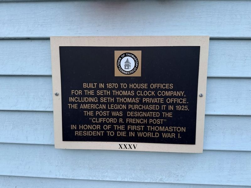 Clifford R. French Post Marker image. Click for full size.