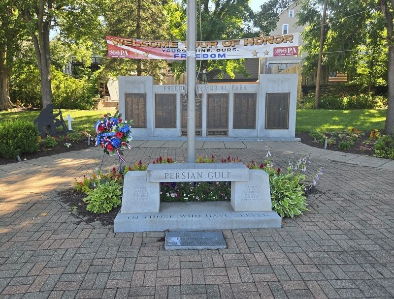 To Those Who Have Served Marker image. Click for full size.