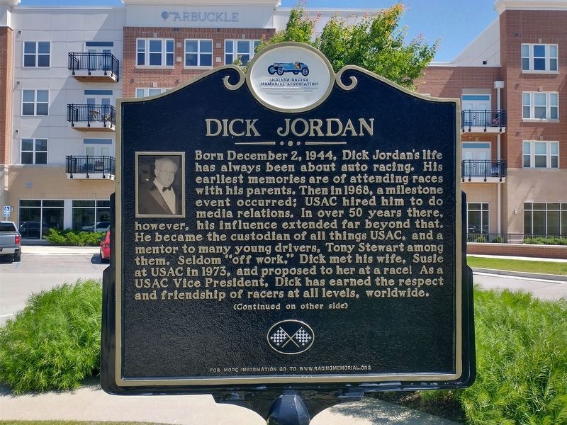 Dick Jordan Marker (Side 1). Click for full size. Dick Jordan Marker (Side 1) image. Click for full size.