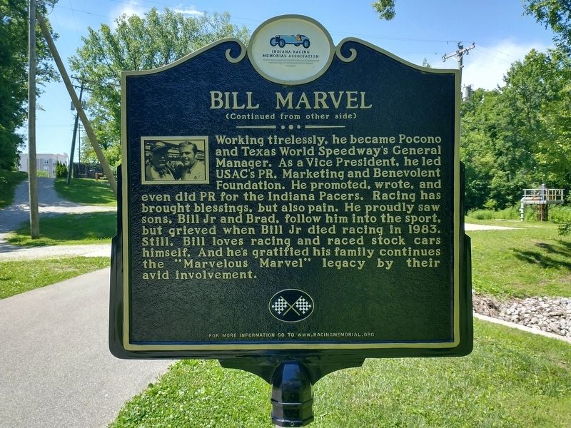 Bill Marvel Marker. Click for full size. Bill Marvel Marker image. Click for full size.