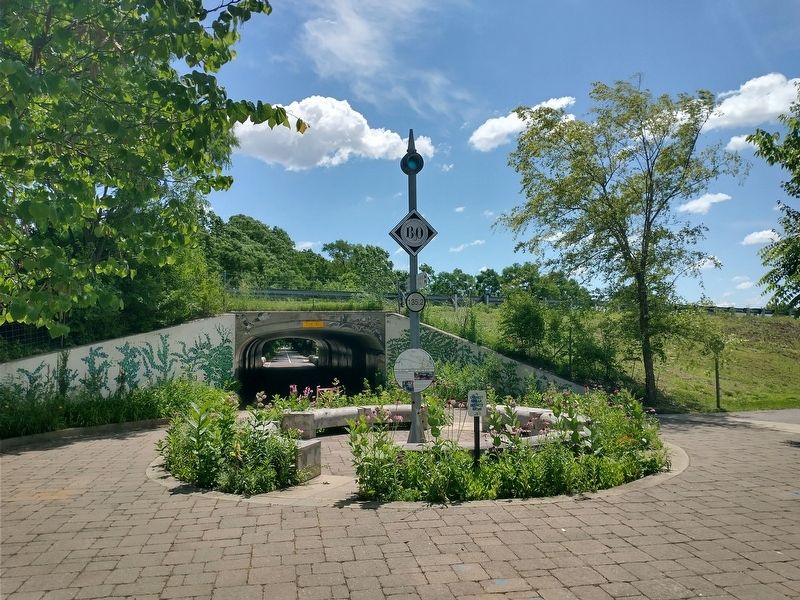 The B&O Trail Marker image. Click for full size.