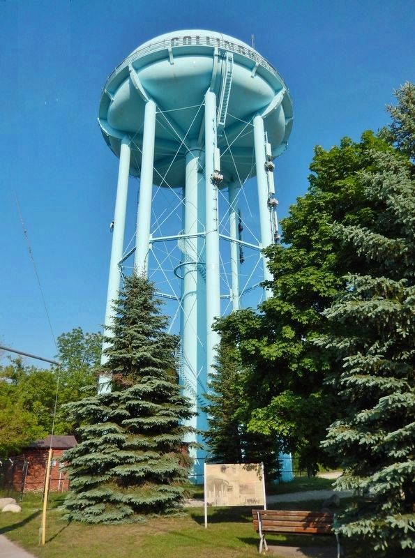 Collingwood Water Tower and Marker. Click for full size. Collingwood Water Tower and Marker image. Click for full size.