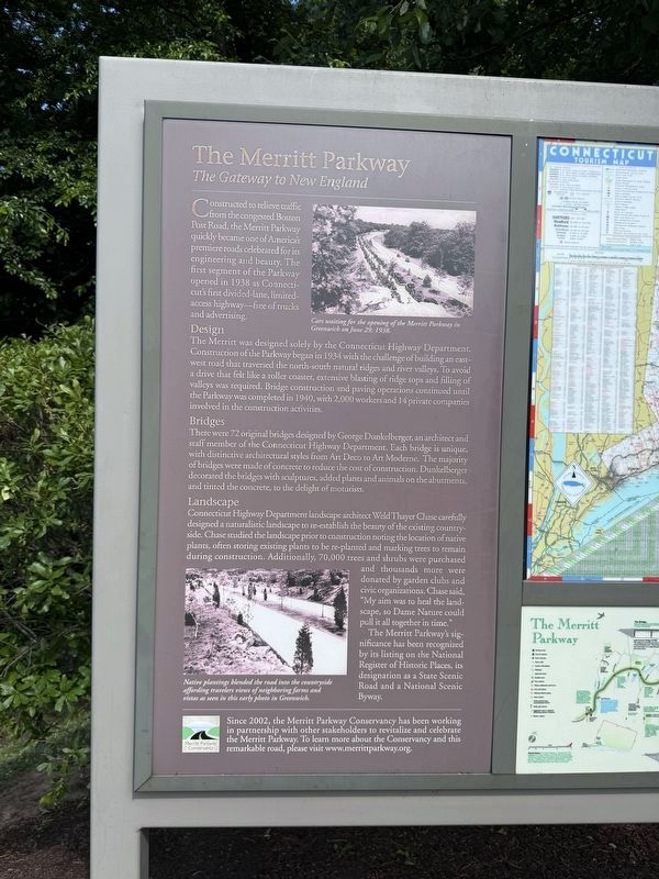 The Merritt Parkway Marker. Click for full size. The Merritt Parkway Marker image. Click for full size.