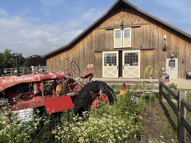 1937 Allis Chalmers tractor at the Evergreen Park Urban Farm image. Click for full size.