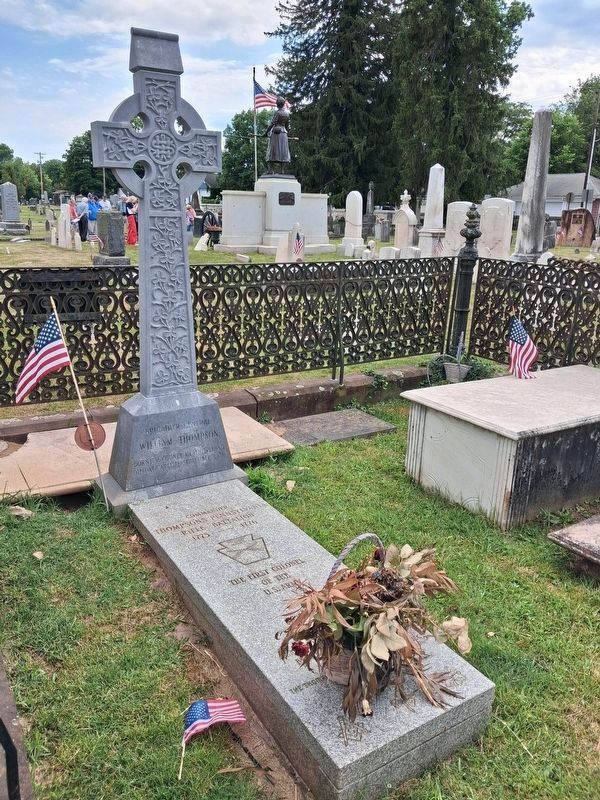 Brigadier General William Thompson Grave Plot image. Click for full size.