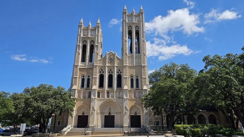First United Methodist Church Fort Worth Marker. Click for full size. First United Methodist Church Fort Worth Marker image. Click for full size.