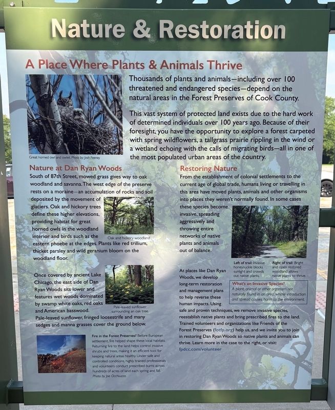 Nature & Restoration Marker image. Click for full size.