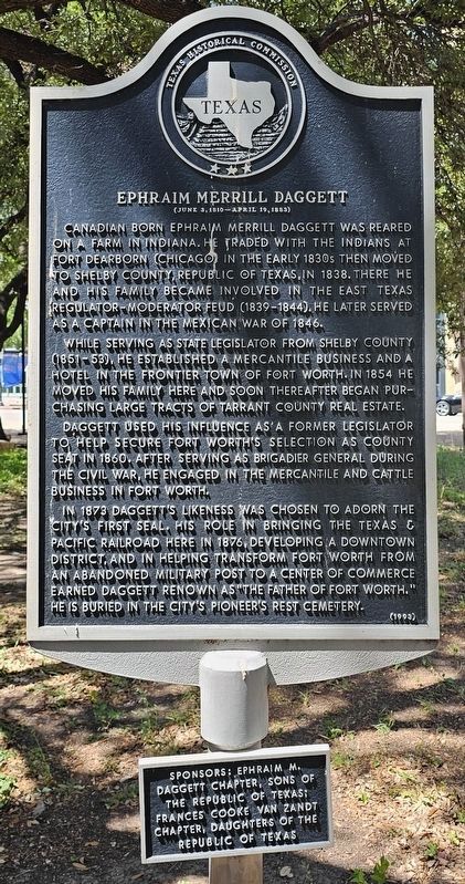 Ephraim Merrill Daggett Marker image. Click for full size.