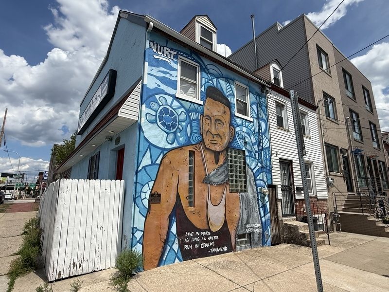 Tamenend Mural and Marker image. Click for full size.