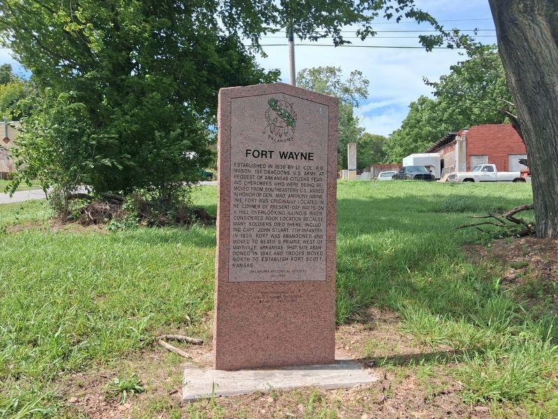 Fort Wayne Marker image. Click for full size.