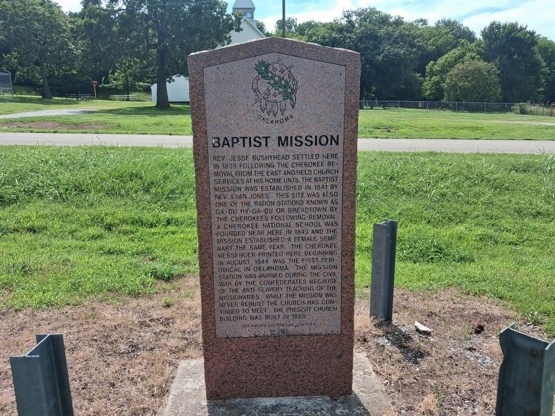 Baptist Mission Marker image. Click for full size.