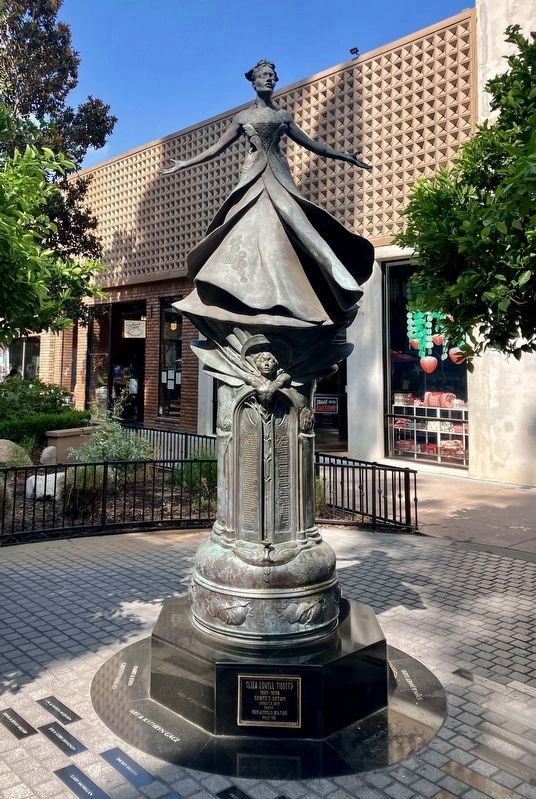 Eliza Lovell Tibbets Statue and Marker image. Click for full size.
