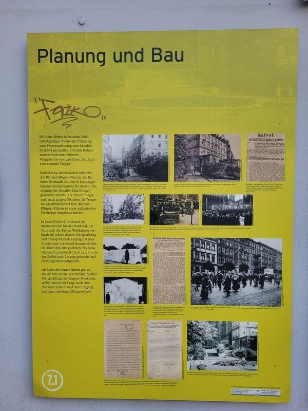 Planung und Bau / Planning and Construction Marker. Click for full size. Planung und Bau / Planning and Construction Marker image. Click for full size.