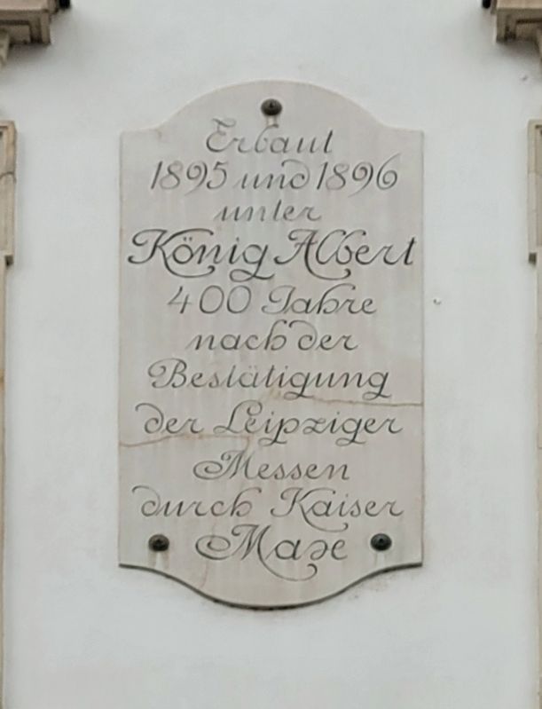 Leipziger Messen / Leipzig Trade Fairs Marker image. Click for full size.