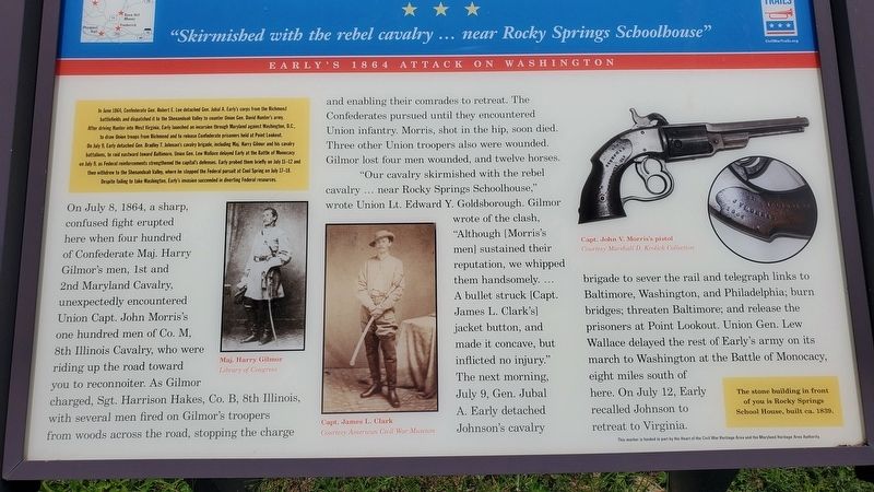 Early's 1864 Attack on Washington Marker image. Click for full size.
