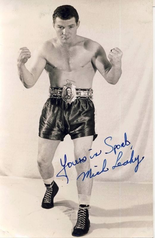 Mick Leahy. Click for full size. Mick Leahy image. Click for full size.