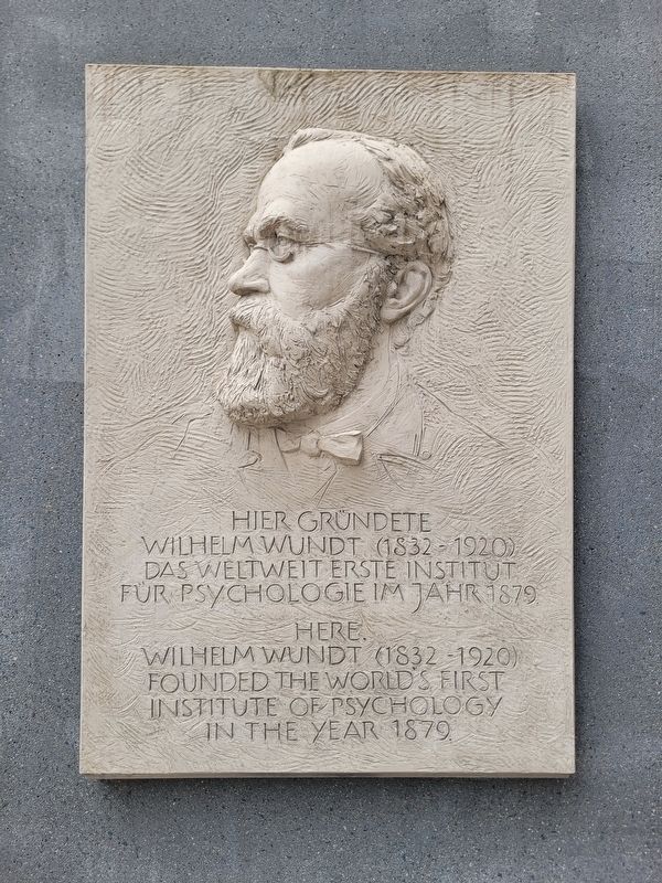 Wilhelm Wundt Marker image. Click for full size.