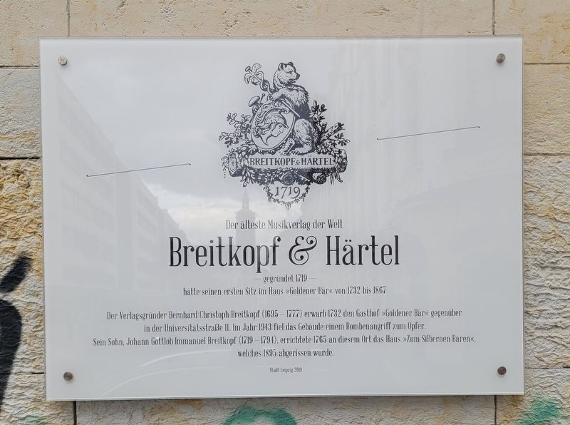 Breitkopf & H�rtel Marker image. Click for full size.