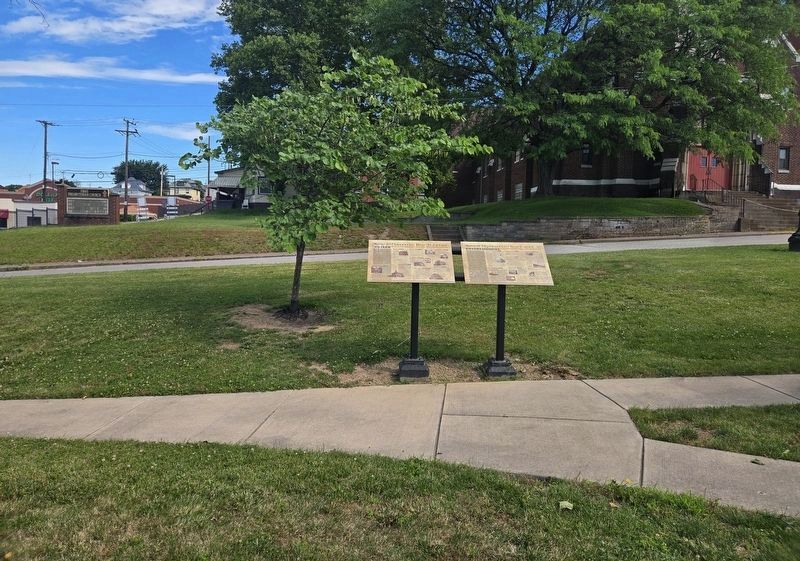 Stepping into Historic Rochester Marker image. Click for full size.