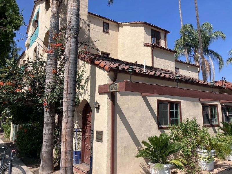 Casa De Anza Hotel and Marker image. Click for full size.