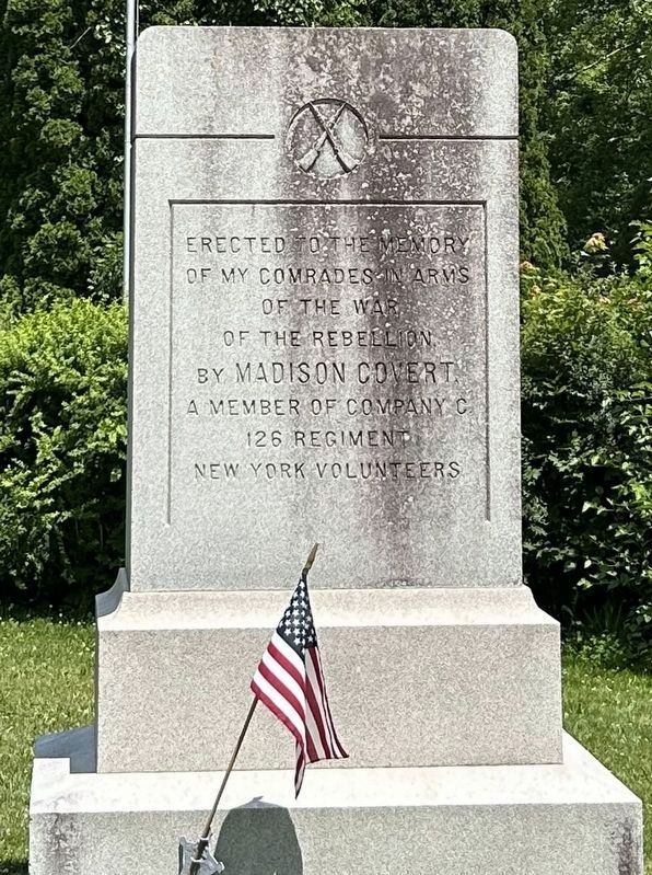 Lake View Cemetery Civil War Memorial. Click for full size. Lake View Cemetery Civil War Memorial image. Click for full size.