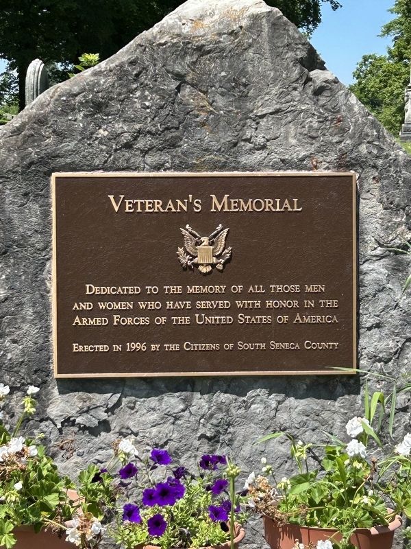 Lakeview View Cemetery Veterans Memorial Marker image. Click for full size.