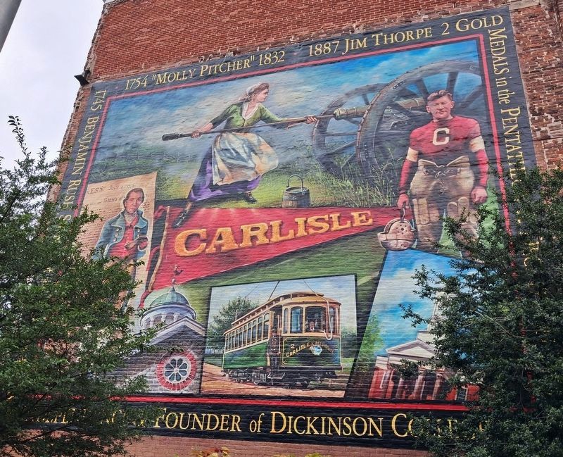 Carlisle History Mural. Click for full size. Carlisle History Mural image. Click for full size.