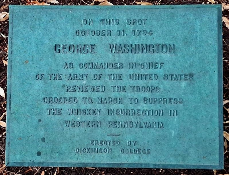 George Washington Marker. Click for full size. George Washington Marker image. Click for full size.