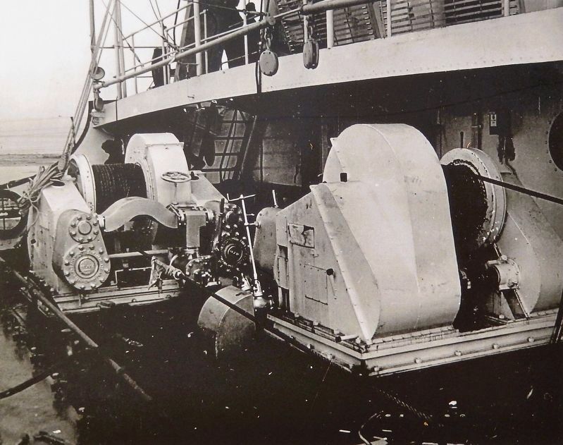 Marker detail: A Winch in Action. Click for full size. Marker detail: A Winch in Action image. Click for full size.