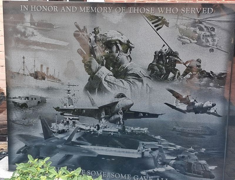 Leesburg Veterans Memorial Montage image. Click for full size.