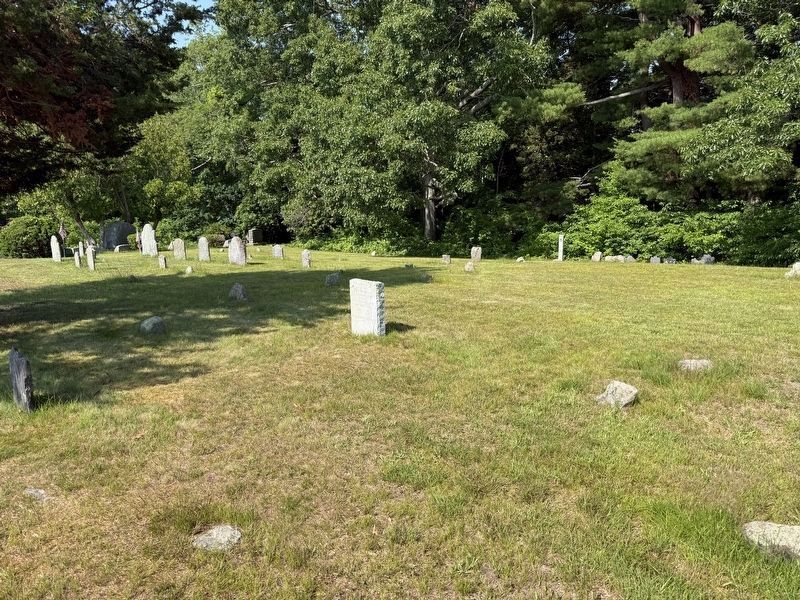 Site of First Church Marker. Click for full size. Site of First Church Marker image. Click for full size.