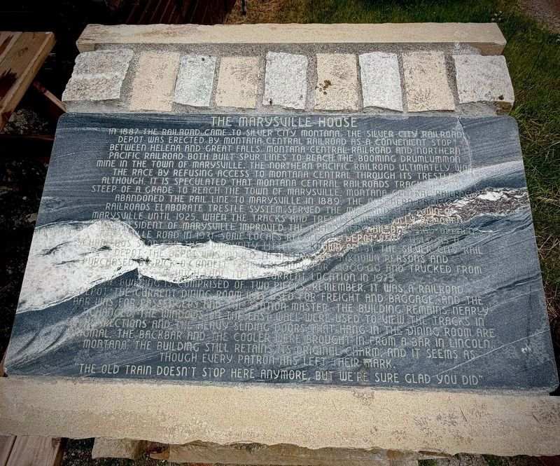 The Marysville House Marker image. Click for full size.