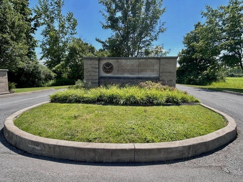 Sampson Veterans Memorial Cemetery. Click for full size. Sampson Veterans Memorial Cemetery image. Click for full size.