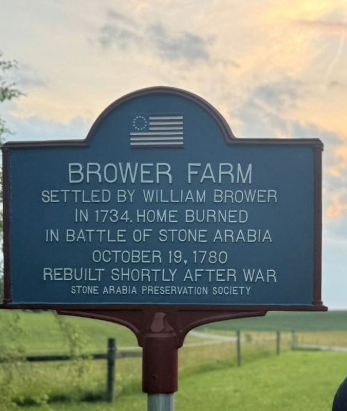 Brower Farm Marker image. Click for full size.