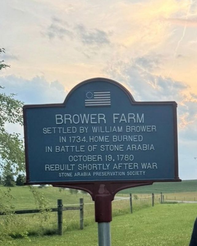 Brower Farm Marker image. Click for full size.