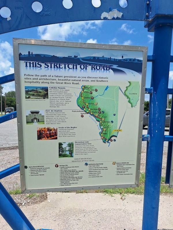 Great River Road Information Kiosk Marker. Click for full size. Great River Road Information Kiosk Marker image. Click for full size.