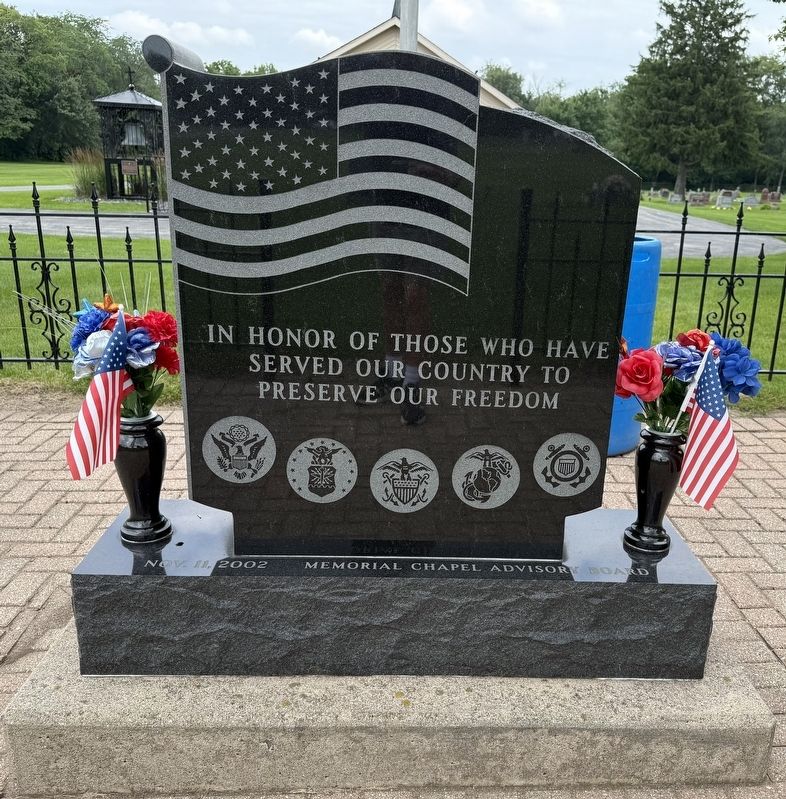 Veterans Memorial Marker, Side One. Click for full size. Veterans Memorial Marker, Side One image. Click for full size.