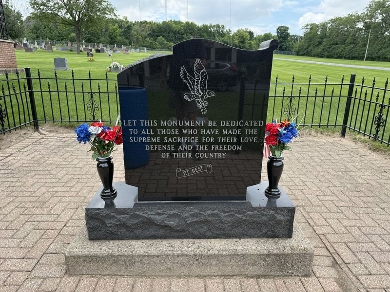 Veterans Memorial Marker, Side Two. Click for full size. Veterans Memorial Marker, Side Two image. Click for full size.