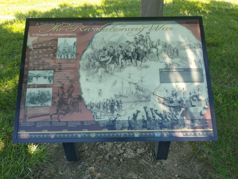 A Salute to Freedom Marker. Click for full size. A Salute to Freedom Marker image. Click for full size.