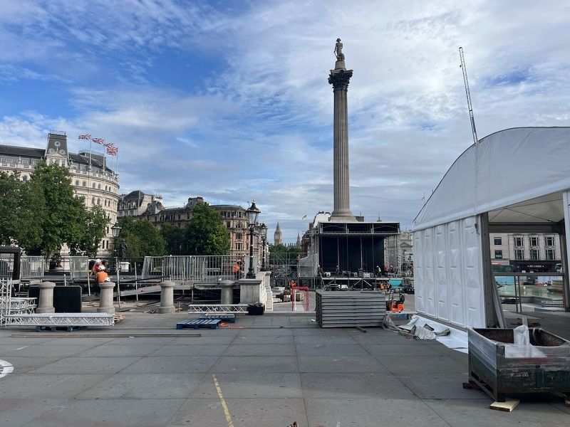 Nelson’s Column Marker. Click for full size. Nelson’s Column Marker image. Click for full size.