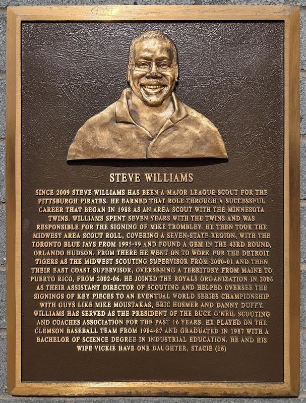 Steve Williams Marker. Click for full size. Steve Williams Marker image. Click for full size.