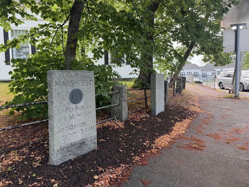 Marshfield Mile Marker. Click for full size. Marshfield Mile Marker image. Click for full size.