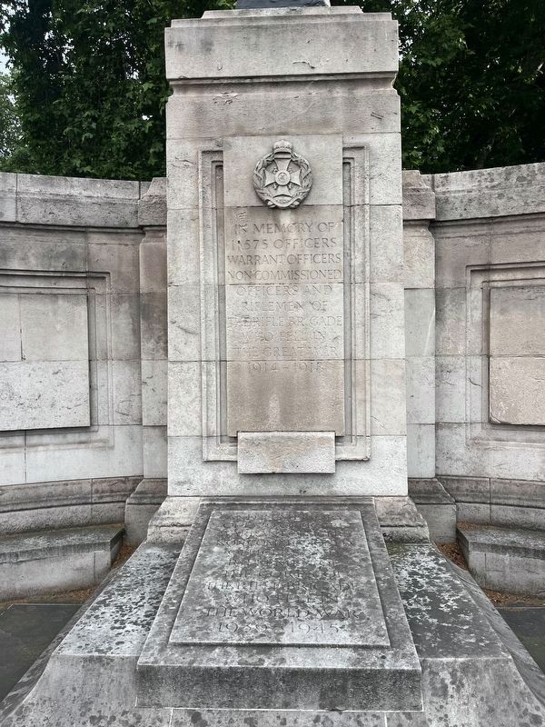 Rifle Brigade War Memorial. Click for full size. Rifle Brigade War Memorial image. Click for full size.