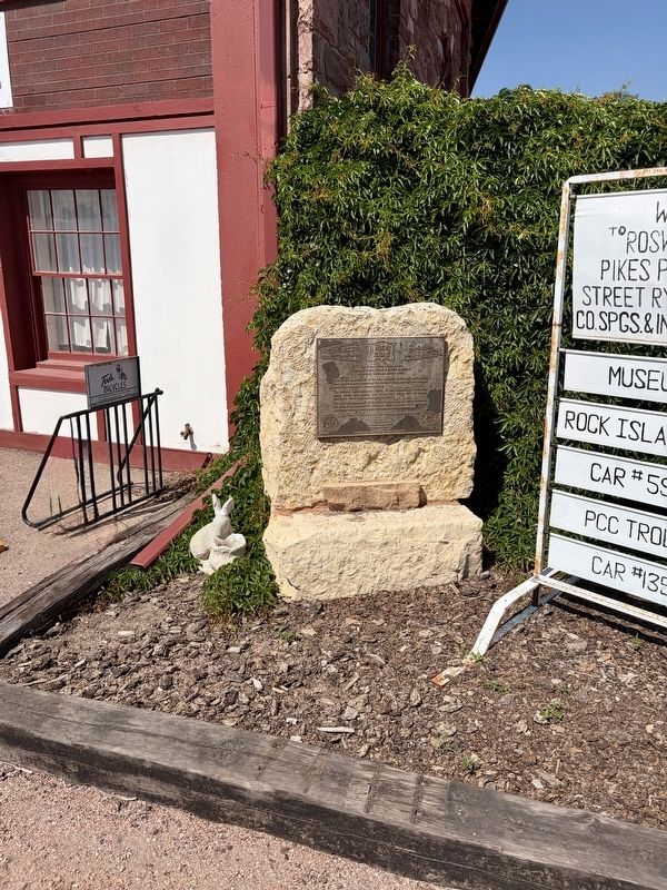 The Great Rock Island Route Marker. Click for full size. The Great Rock Island Route Marker image. Click for full size.