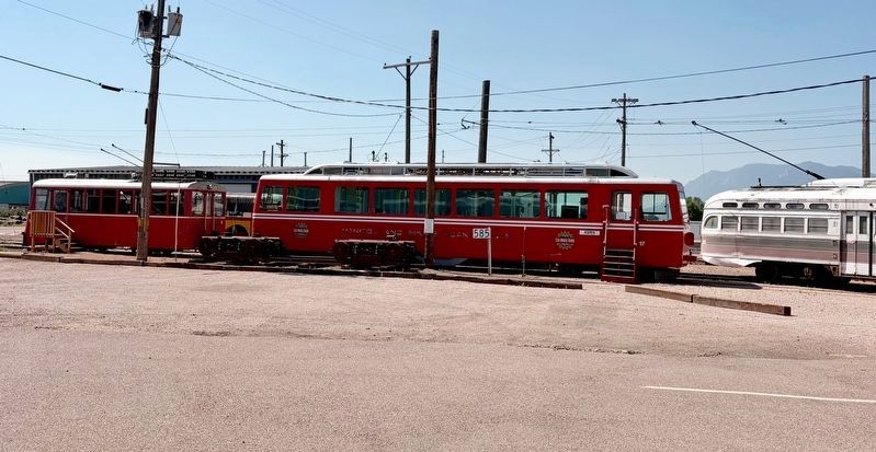 Manitou & Pikes Peak Trolley. Click for full size. Manitou & Pikes Peak Trolley image. Click for full size.